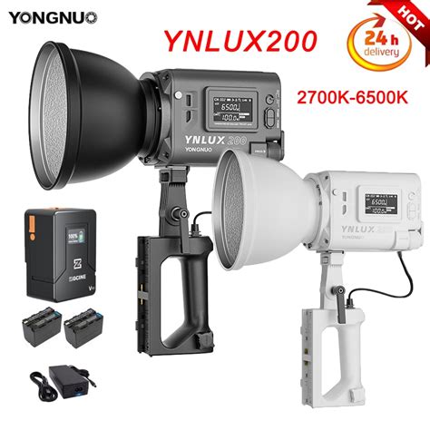 YONGNUO LUX200 YNLUX200 200W 2700K 6500K Bowens Mount Handheld Outdoor