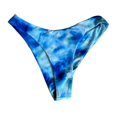 Zaful Blue Tie Dye Print Colorful Bikini Set Size Nwt Ebay