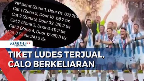 Tiket Indonesia Vs Argentina Habis Terjual Di Hari Pertama Calo Pun