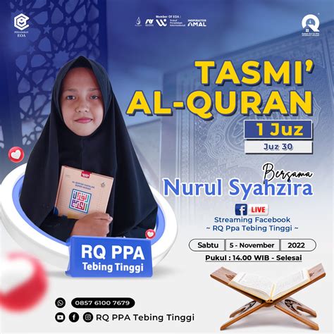 Tasmi Al Qur An Juz 30 Santri Rumah Quran PPA Tebing Tinggi Rumah