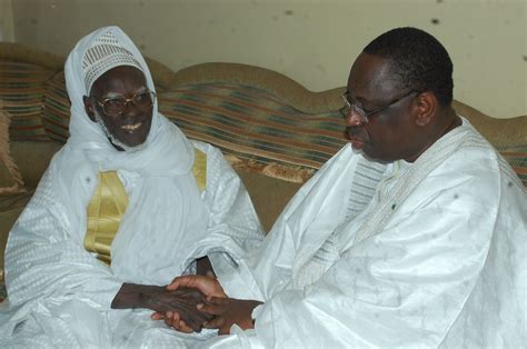 Le Président Macky Sall Reçu Par Le Khalife Général Des Mourides Et Lui