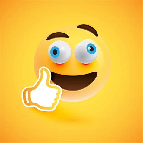 Happy Face Emoticon Thumbs Up Stock Photos Royalty Free Happy Face