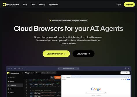 hyperbrowser ai tool  web browsing
