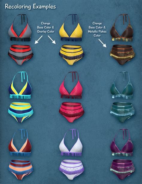 Fringe Bikini For Genesis Female S Daz D