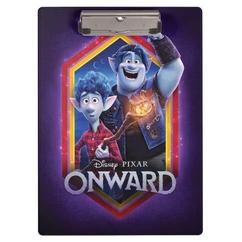 Onward | Ian and Barley Poster Art Clipboard | Zazzle.com