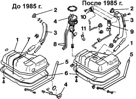 Форд Эскорт. Топливный бак. Ford Escort / 80af02