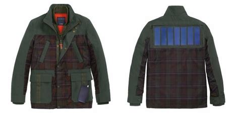 Ridiculous-looking Hilfiger jacket charges your phone via the sun