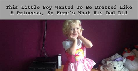 This Little Boy Wanted To Be Dressed Like A Princess, So Here’s What ...