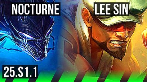 NOCTURNE Vs LEE SIN JGL KR Diamond 25 S1 1 YouTube