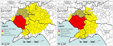 Zones exposed to volcanic risk according to the Emergency Plan ...