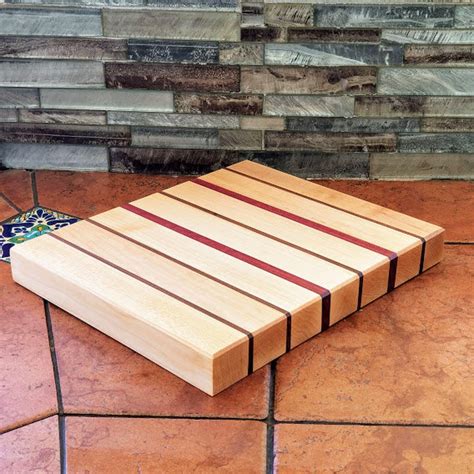 Edge Grain Butcher Block Cutting Board Custom Made With Etsy