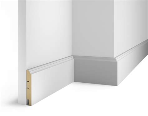 Плинтус МДФ под покраску Cosca decor AP77 100x16x2400мм купить в Минске