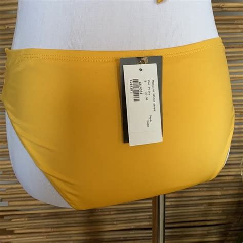 Mossimo Supply Co Swim Mossimo Bikini Bottom Yellow Swimsuit Full Coverage Poshmark