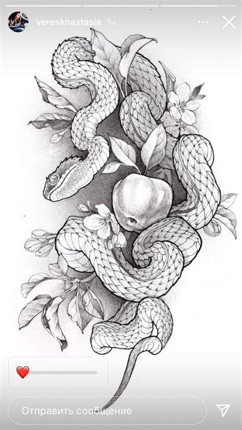 Pin By On In Snake Tattoo Design Snake Drawing