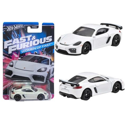 Машинка коллекционная Mattel Hot Wheels HNR Fast Furious PORSCHE CAYMAN GT