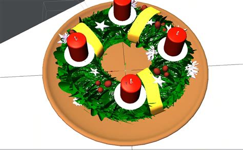 Advent Wreath 3d Model 29 Lwo Obj Free3d