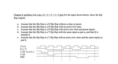 Solved Chapter 6, problem 3a,b,c,d,e:(5+5+5+5+5 pts ) For | Chegg.com 