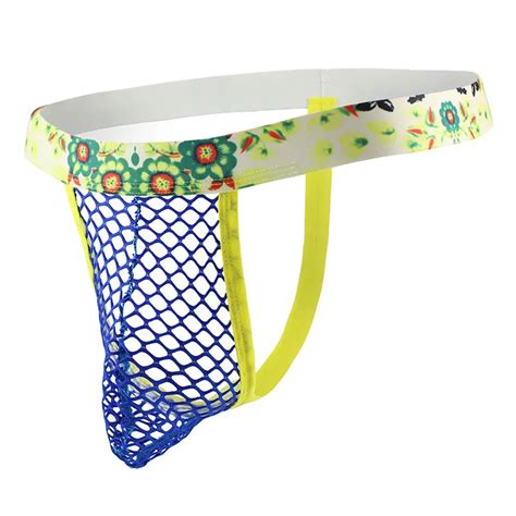 Hot Men Underwear Sexy Backless Men S Briefs Transparent Lace Penis Pouch Seamless Thong G