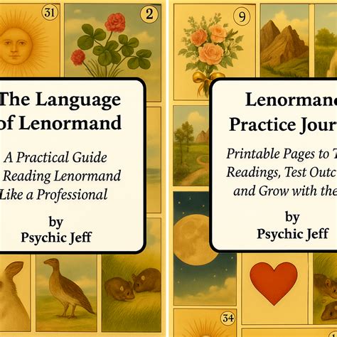 lenormand master bundle  book  journal learn  read