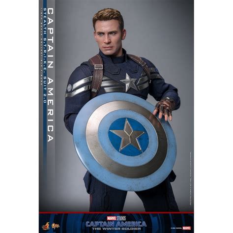 Captain America Stealth Strike Suit Hot Toys Action Figure