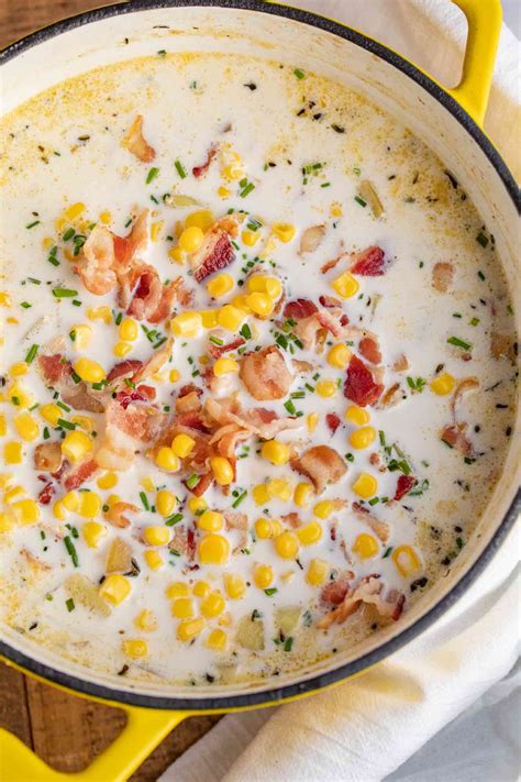 Corn Chowder - Dinner, then Dessert