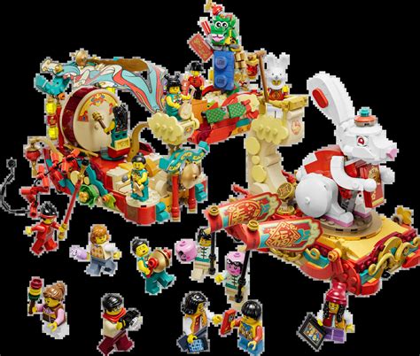 Rent Lego® Lunar New Year Parade Set Chinese Traditional Festivals