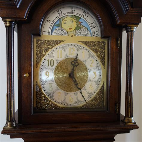 Colonial Grandfather Clock Ebth