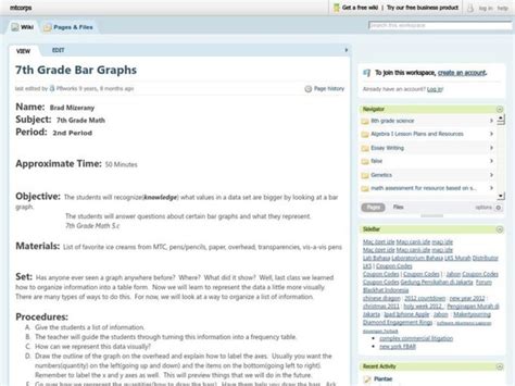 Bar Graphs Lesson Plan For 7th Grade Lesson Planet