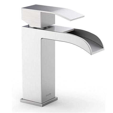 Idealhouse Single Handle Single Hole Bathroom Faucet In Brushed Nickel Oriental Trading