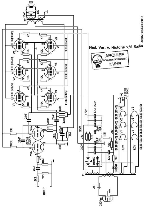 PHILIPS EV4417 6XEL36 AUDIO PA SCH Service Manual download, schematics ...