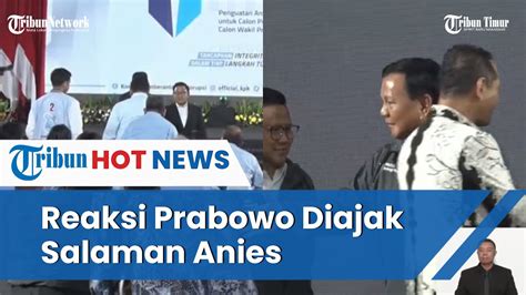 Prabowo Dihampiri Dan Diajak Salaman Anies Usai Turun Panggung Bahas