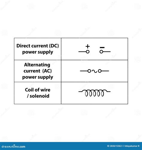 Common Electronic Symbol Illustration Of Basic Circuit Symbols