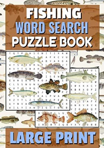 Fishing Word Search Puzzle Book Word Searches With Large Print About