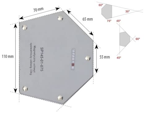 Ángulo de soldadura magnética Spartus 33kg Angolo magneticos Weldes