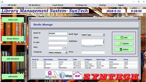 Simple Library Management System Project In Java With Source Code Hhver