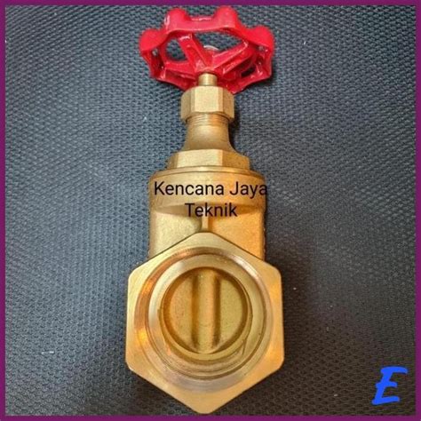 Jual KITZ GATE VALVE KUNINGAN BRASS DRAT 2 1 2 INCH ORIGINAL TPJY