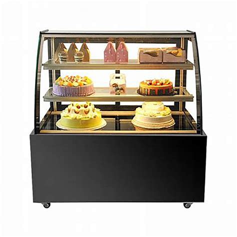 Commercial Countertop Cake Showcase Display Refrigerator Cold Food Bars