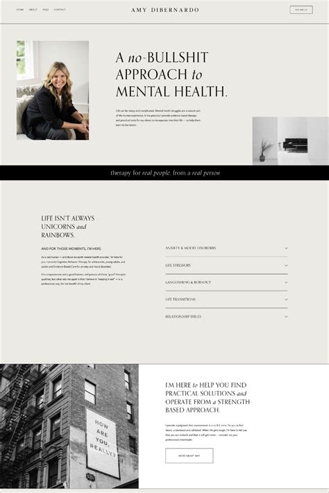 Mental Health Branding & Mental Health Website Design for NYC Therapist