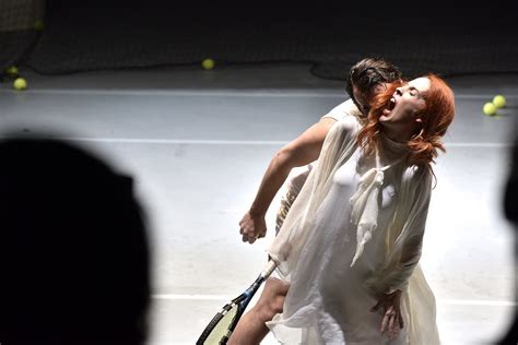 Naked Helena Minic In Nora Theatre Play