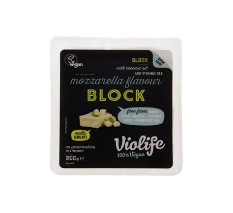 Violife Vegan Mozzarella Flavour Block Cheese 200g Buy Online At Best