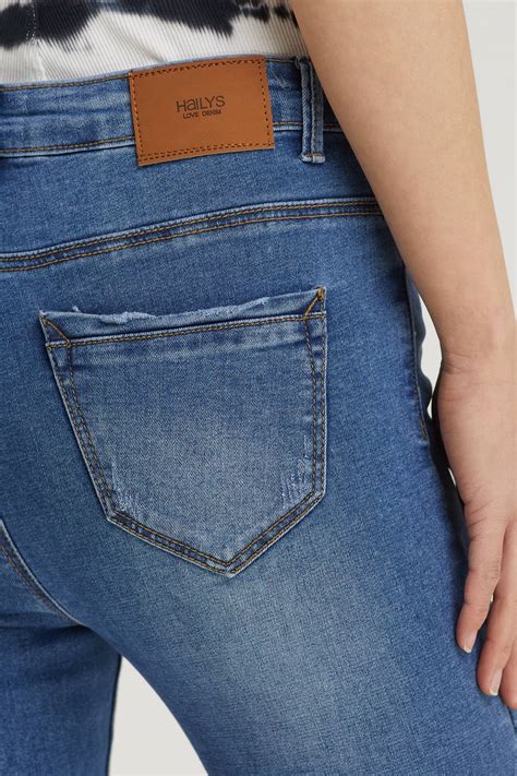 Hailys high waist skinny jeans Talina blauw | wehkamp