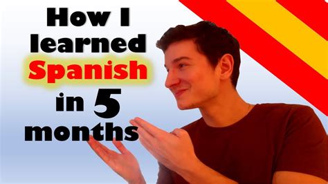 Cómo Aprendí Español En 5 Meses How I Learned Spanish In 5 Months