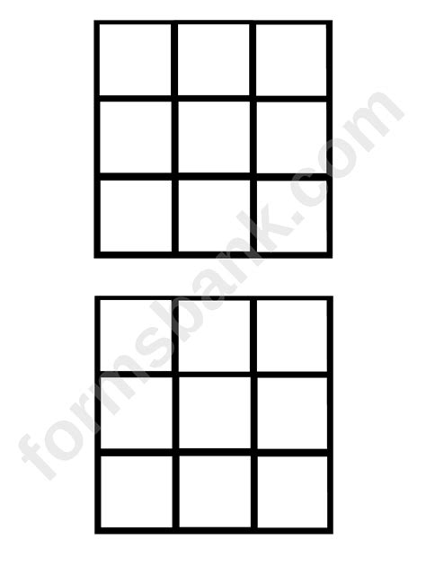Square Template Printable Pdf Download