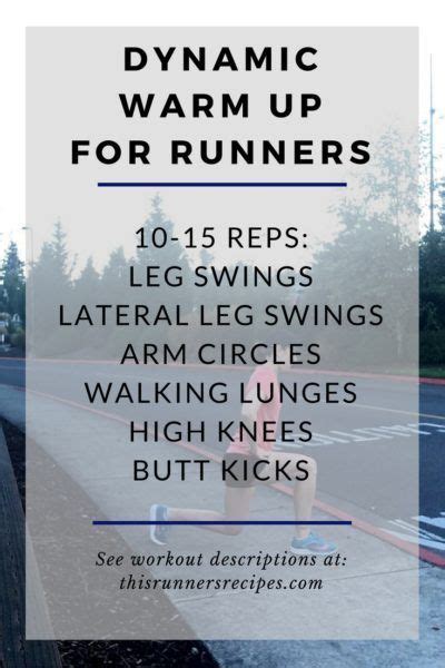 5 dynamic warm up routines for runners – Artofit