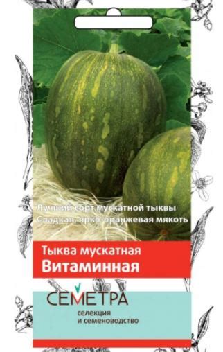 Семена тыква мускатная "Витаминная" (Семетра) | отзывы