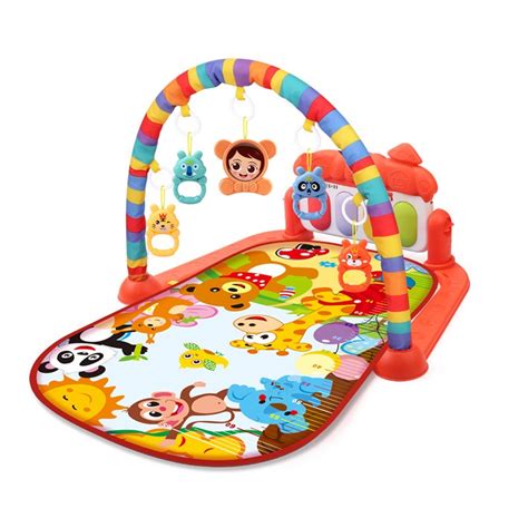 Tapete Com Brinquedos Para Bebe - Tapete De Jogo Musical Para Bebês Kick Play Brinquedos Musicais ...