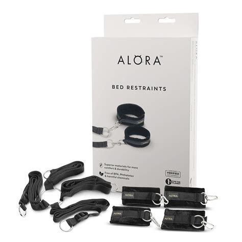 Under Bed Restraints Kit For Sex BDSM Restraint Set With Adjustable Comfortable Handcuffs