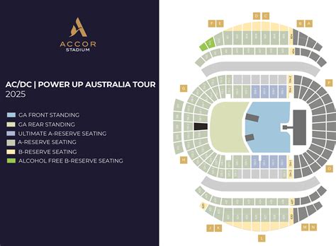 The secret accor stadium seating map area with the most legroom 6