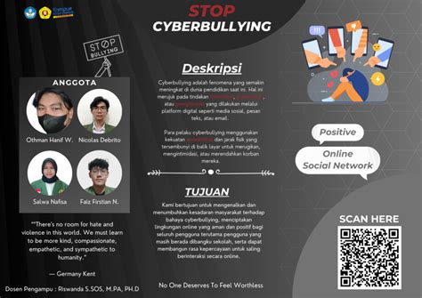 poster stop cyberbullying kelompok