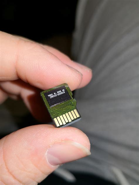 The Pcb On This Micro Sd Card Is Visible I Only Know Black Sd Cards